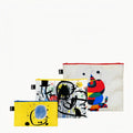 Set 3 pochette con cerniera JOAN MIRO