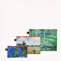 Set 3 pochette con cerniera CLAUDE MONET