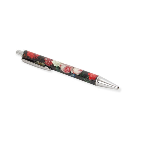 Penna a sfera ricaricabile in confezione, Fiori, De Heem