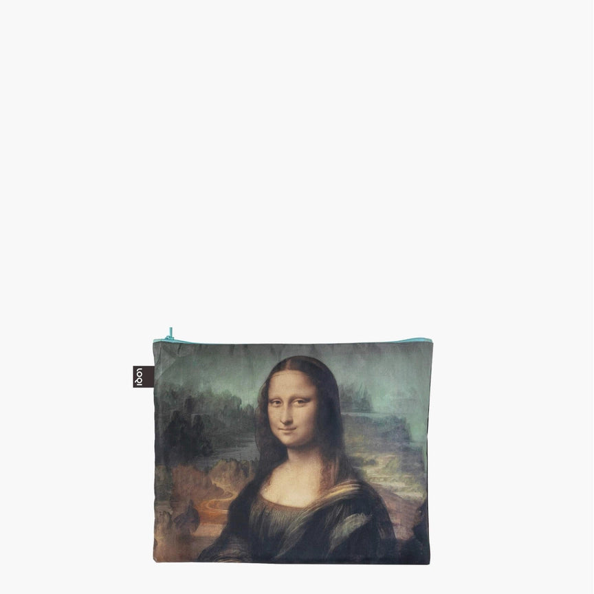 Set 3 pochette con cerniera MICHELANGELO, BOTTICELLI, DA VINCI