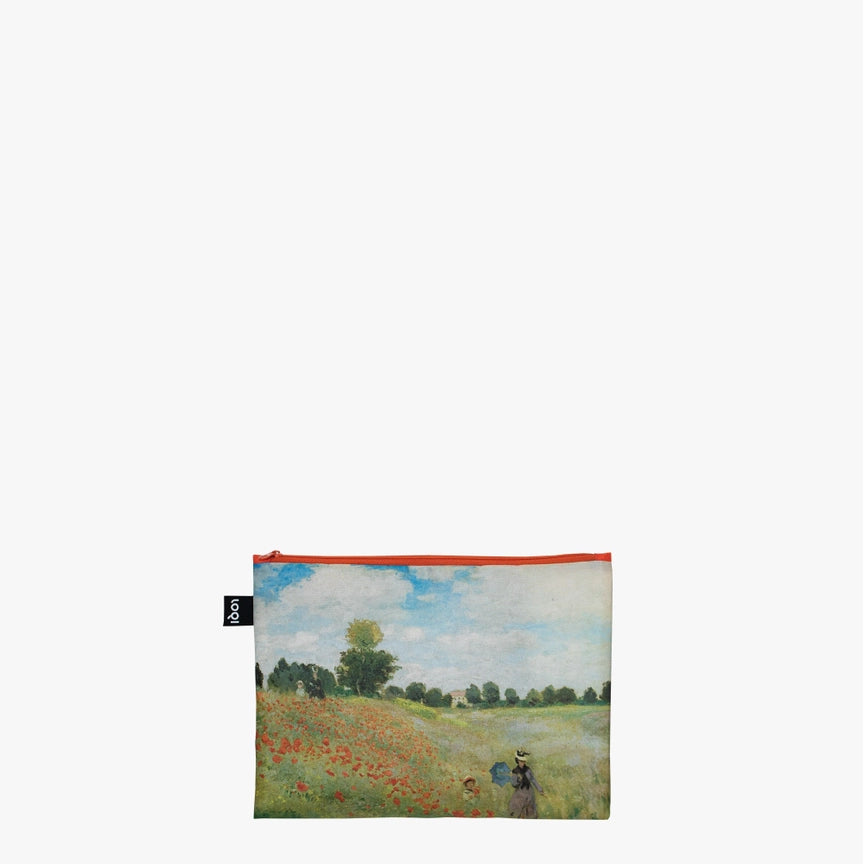 Set 3 pochette con cerniera CLAUDE MONET