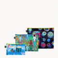 Set 3 pochette con cerniera SAM WILDE Bounty, Equi–, Quandary