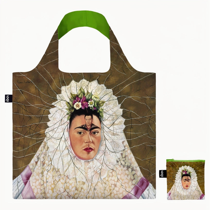 Borsa riciclata FRIDA KAHLO Autoritratto come una Tehuana