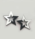 Orecchini Star in plexiglass fatti a mano