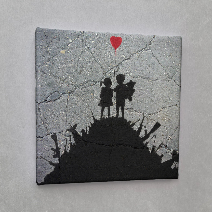 Stampa su tela  Street Art  cm 20x20